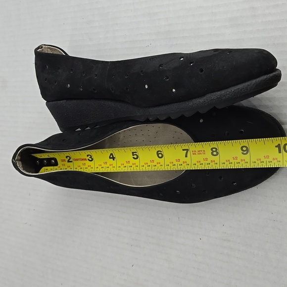 Aerobics Portugal Wedge Perforated Leather Shoes EU 39 US 8 - Picture 12 of 13